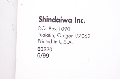 Shindaiwa 60220 Service Manual Pump