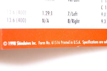 Shindaiwa 61516 Trimmers & Brush Cutters Tune-Up Information & Specifications