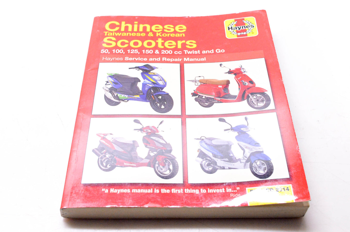 Haynes 978 0 85733 646 0 Chinese Taiwanese & Korean Scooters Service & Repair Manual