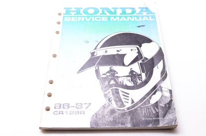 OEM Honda 61KS601 Service Manual 86-87 CR125R