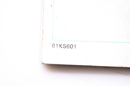 OEM Honda 61KS601 Service Manual 86-87 CR125R