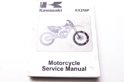 OEM Kawasaki 99924-1437-31 KX250F Motorcycle Service Manual