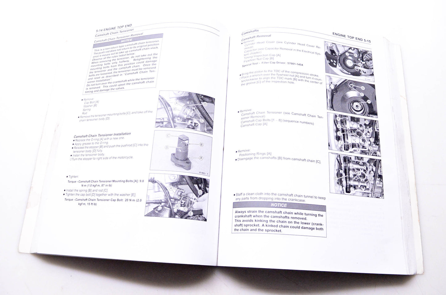 OEM Kawasaki 99924-1437-31 KX250F Motorcycle Service Manual