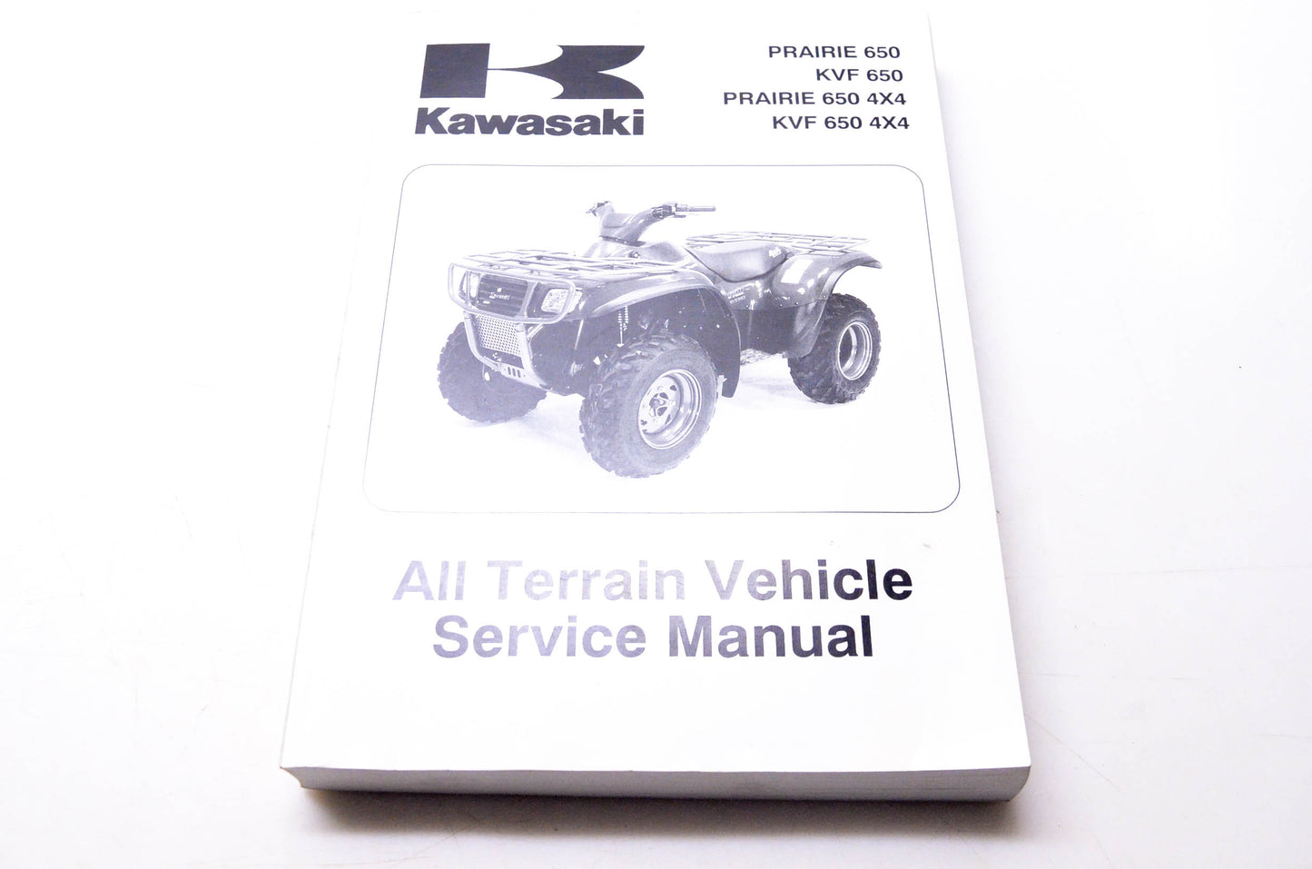 OEM Kawasaki 99924-1261-04 All Terrain Vehicle Service Manual