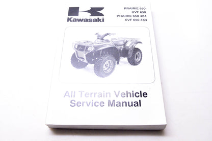 OEM Kawasaki 99924-1261-04 All Terrain Vehicle Service Manual