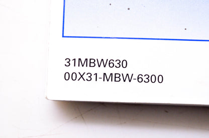 OEM Honda 31MBW630 Owner's Manual 02 CBR600F4i