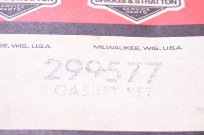 New OEM Briggs & Stratton 299577 Gasket Kit NOS