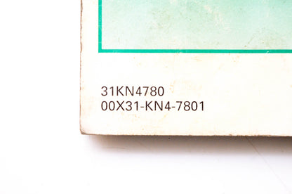 New OEM Honda 31KN4780 Owner's Manual 03 XR100R NOS