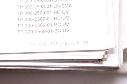 Simplicity Manufacturing 300-3751-01-UV-UV Technical Publication Updates