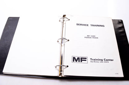 Massey-Ferguson 0231 Service Training M-F 1020HST 1030SYN 1035 1045 Engines