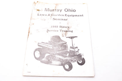 Murray Ohio F-6048 Lawn & Garden Equipment Seminar on 1982 Riders Service Training