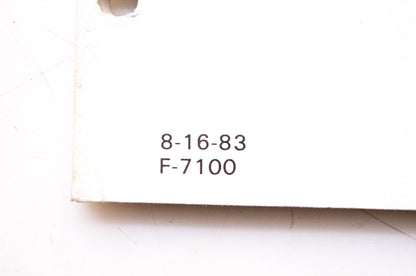Murray Ohio 30544, F-7100 1984 Lawn & Garden Equipment Update