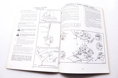 Murray F-7997 Supplement Service Section 1986 Murray Models