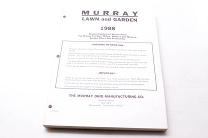 Murray S-1035 Lawn & Garden 1988 Genuine-Engineered Service Parts
