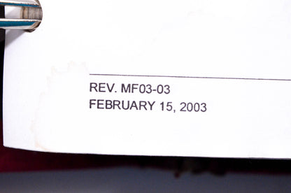 Massey-Ferguson MF03-03 2003 Price List