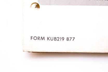 Kubota KU219 877 Owner's Manual Loader