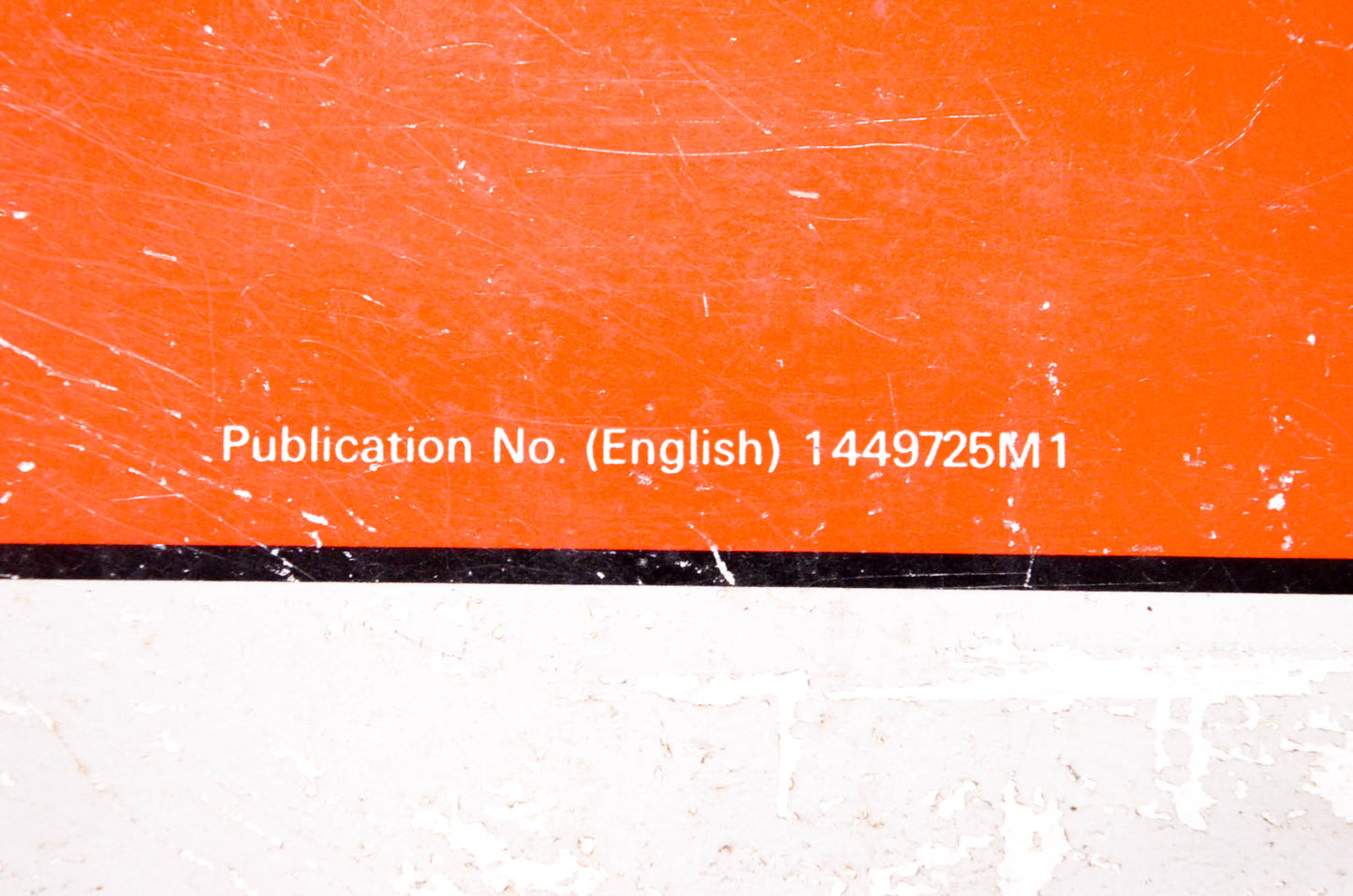 Massey-Ferguson 1449725M1 1240 1250 1260 Tractor Operator Instruction Book