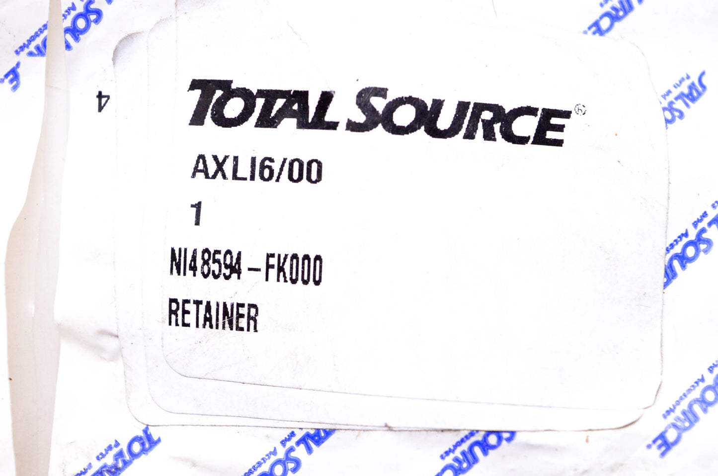 Total Source 48594-FK000 Retainer fits Nissan NOS