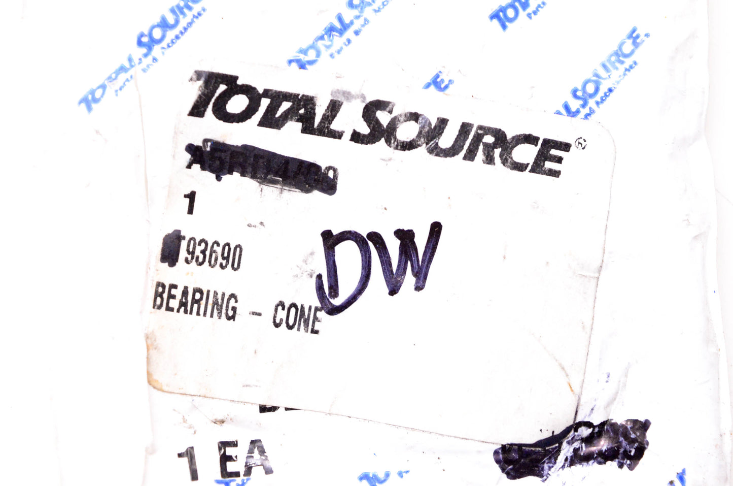 Total Source 93690, DW93690 Cone Bearing fits Daewoo NOS