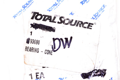 Total Source 93690, DW93690 Cone Bearing fits Daewoo NOS