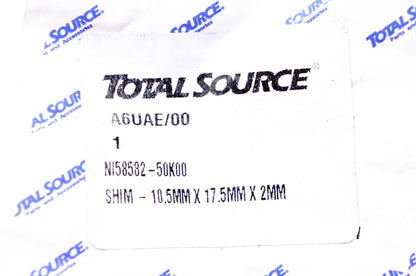 Total Source 58582-50K00 Shims fit Nissan Qty 2 NOS