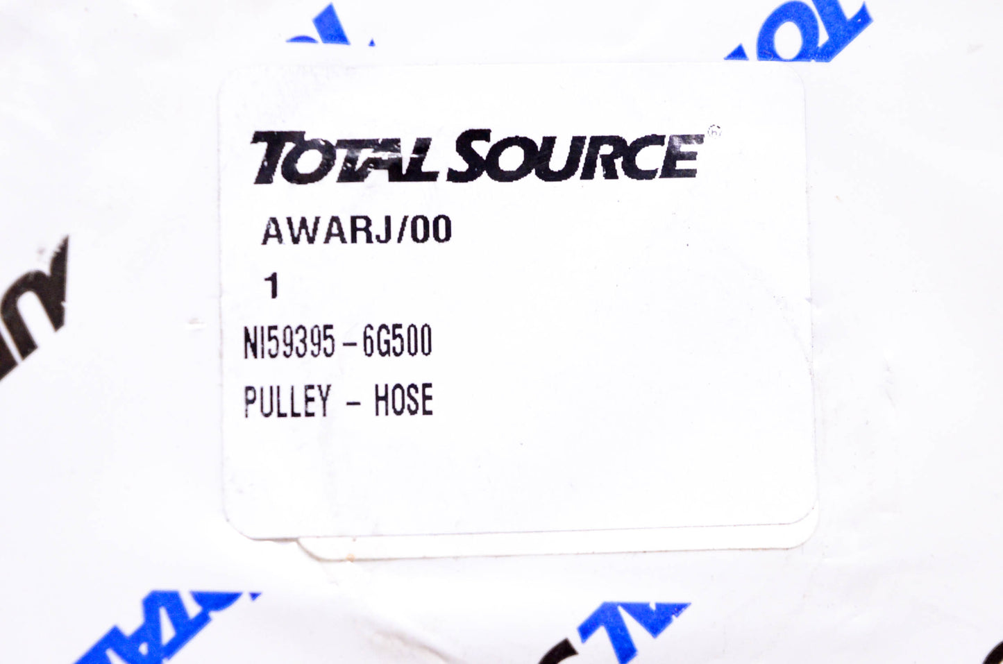 Total Source 59395-6G500, NI59395-6G500 Hose Pulley fits Nissan NOS