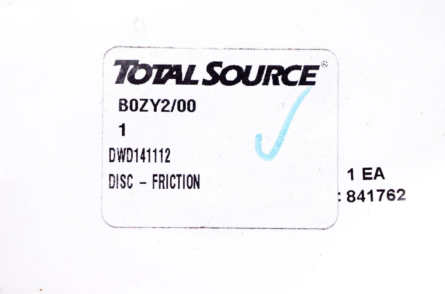 Total Source D141112, DWD141112 Friction Disc fits Daewoo NOS