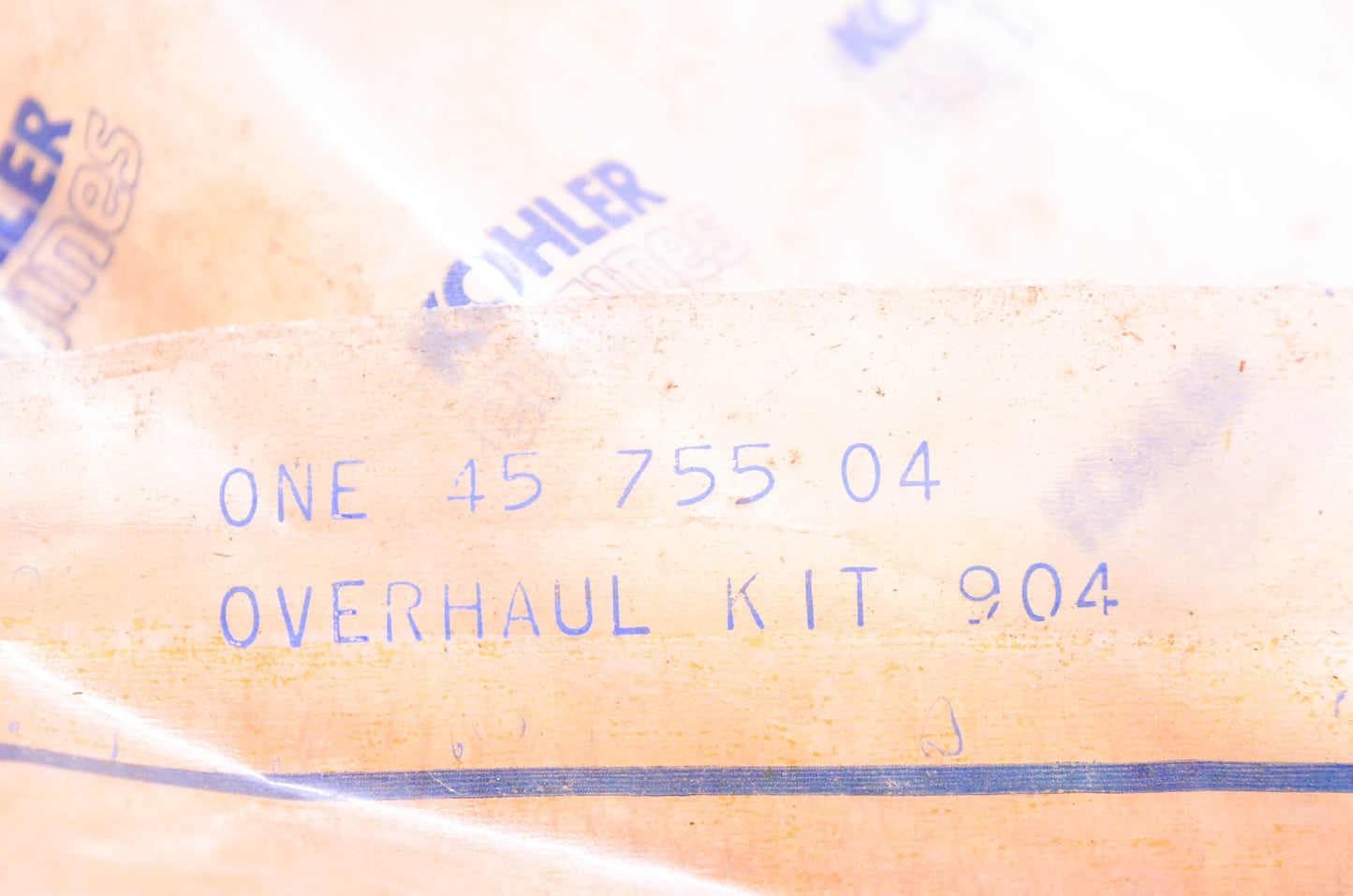 Kohler 47 755 04, 47-755-04 Gasket Kit NOS