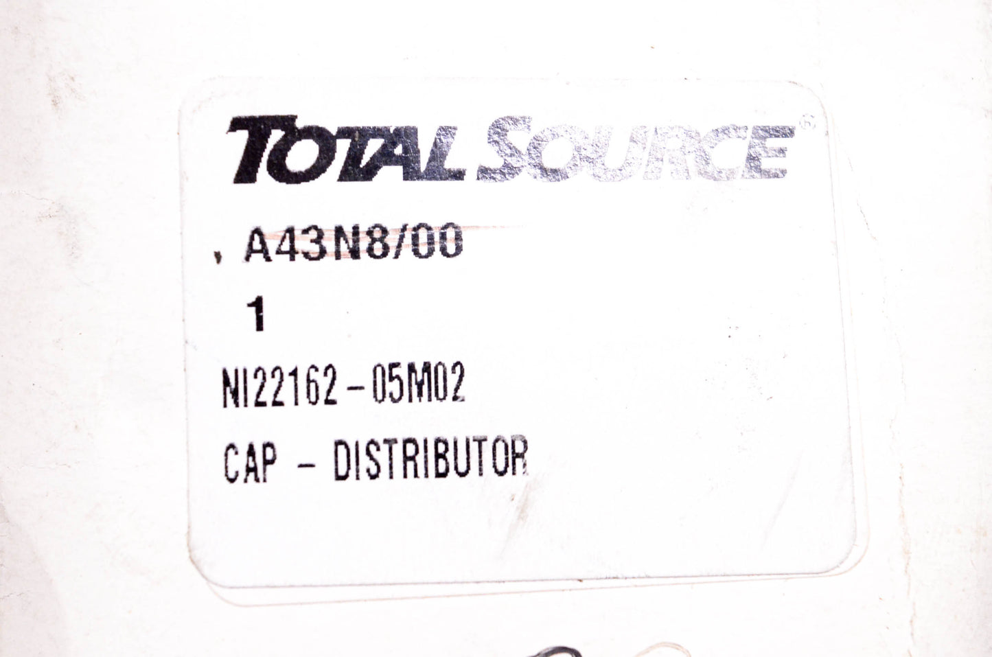Total Source 22162-05M02, NI22162-05M02 Distributor Cap fits Nissan NOS