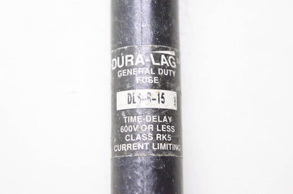 Dura-Lag DLS-R-15 General Duty Fuse NOS