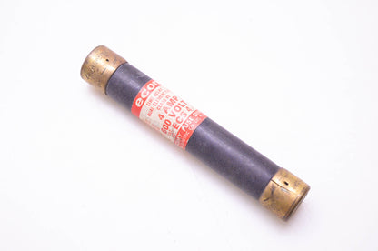 Economy Fuse Division ECS 4, 2613297, B38 56 Econ Time Delay Dual-Element Fuse Class K9 4 Amp 600 Volt NOS