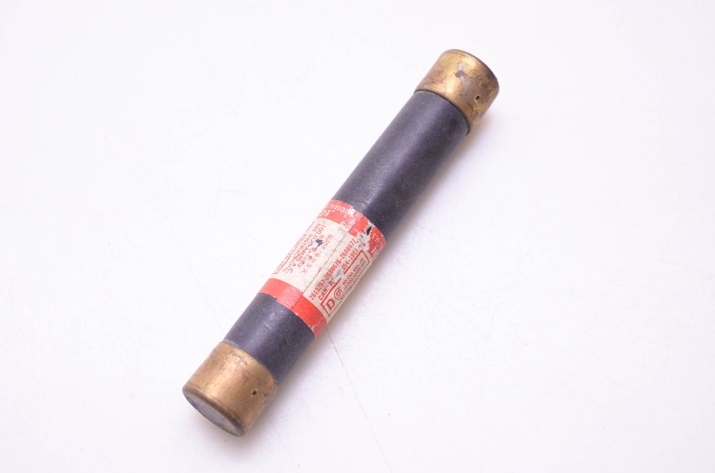 Economy Fuse Division ECS 4, 2613297, B38 56 Econ Time Delay Dual-Element Fuse Class K9 4 Amp 600 Volt NOS