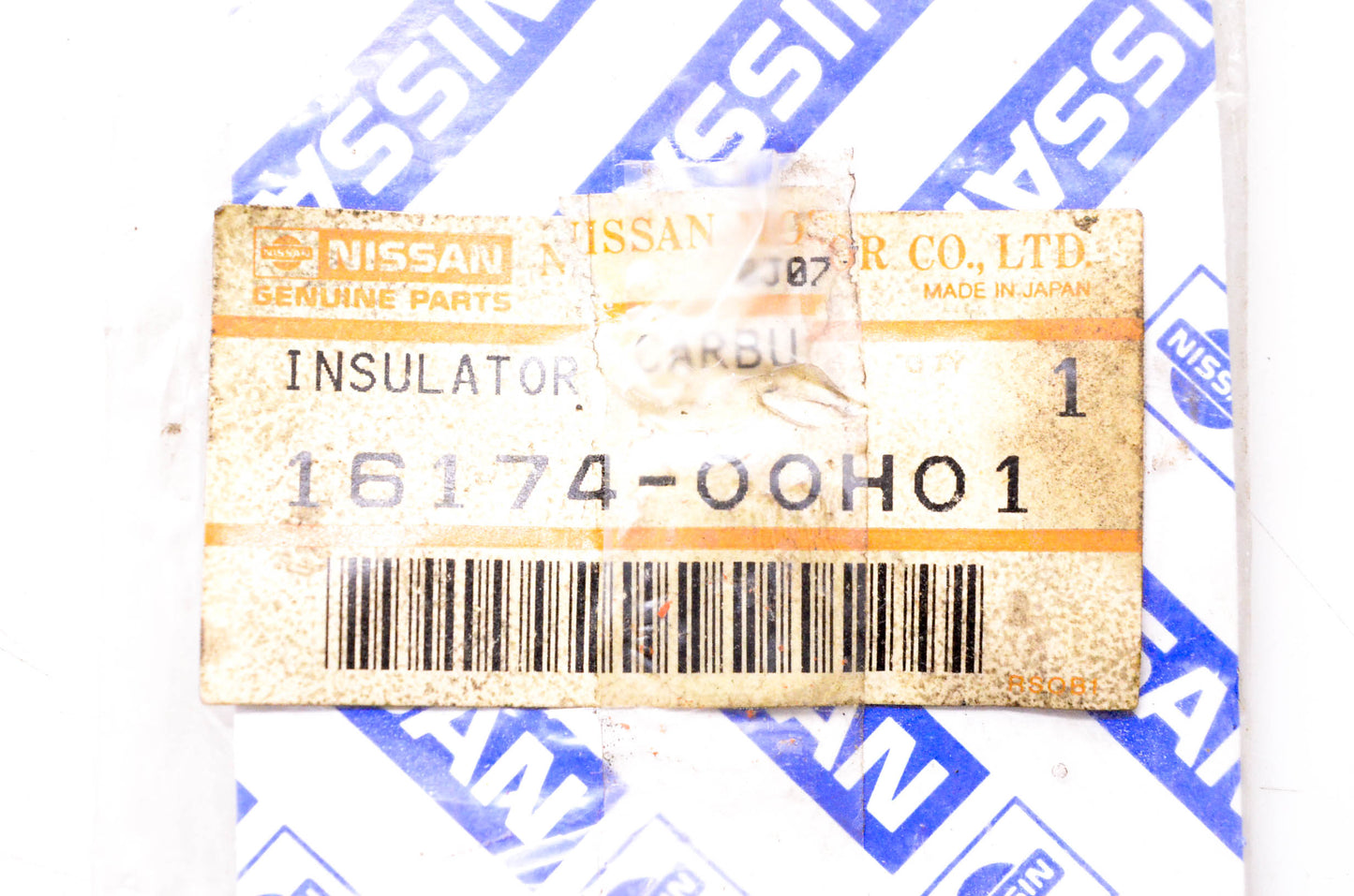 Nissan 16174-00H01 Carburetor Insulator NOS