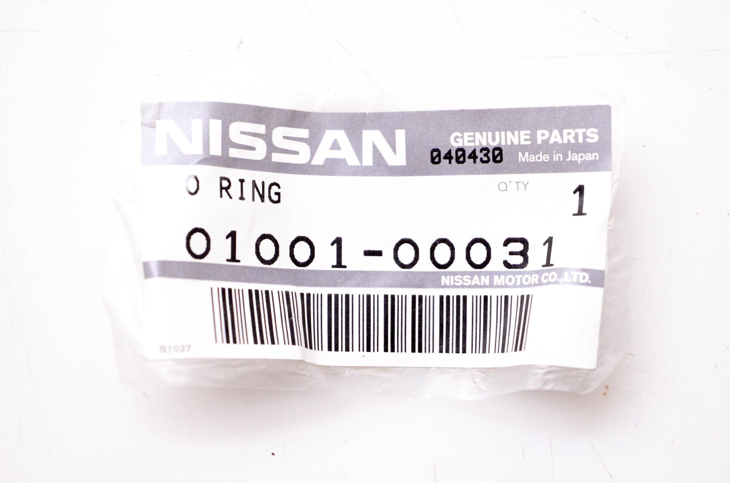 Nissan 01001-00031 O Ring NOS