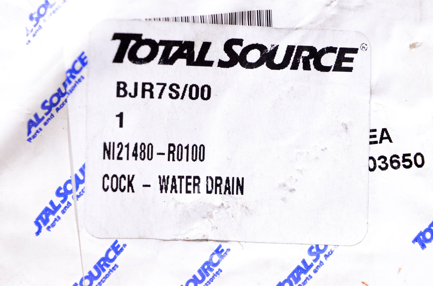Total Source 21480-R0100 Water Drain Cock NOS