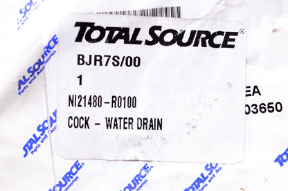 Total Source 21480-R0100 Water Drain Cock NOS
