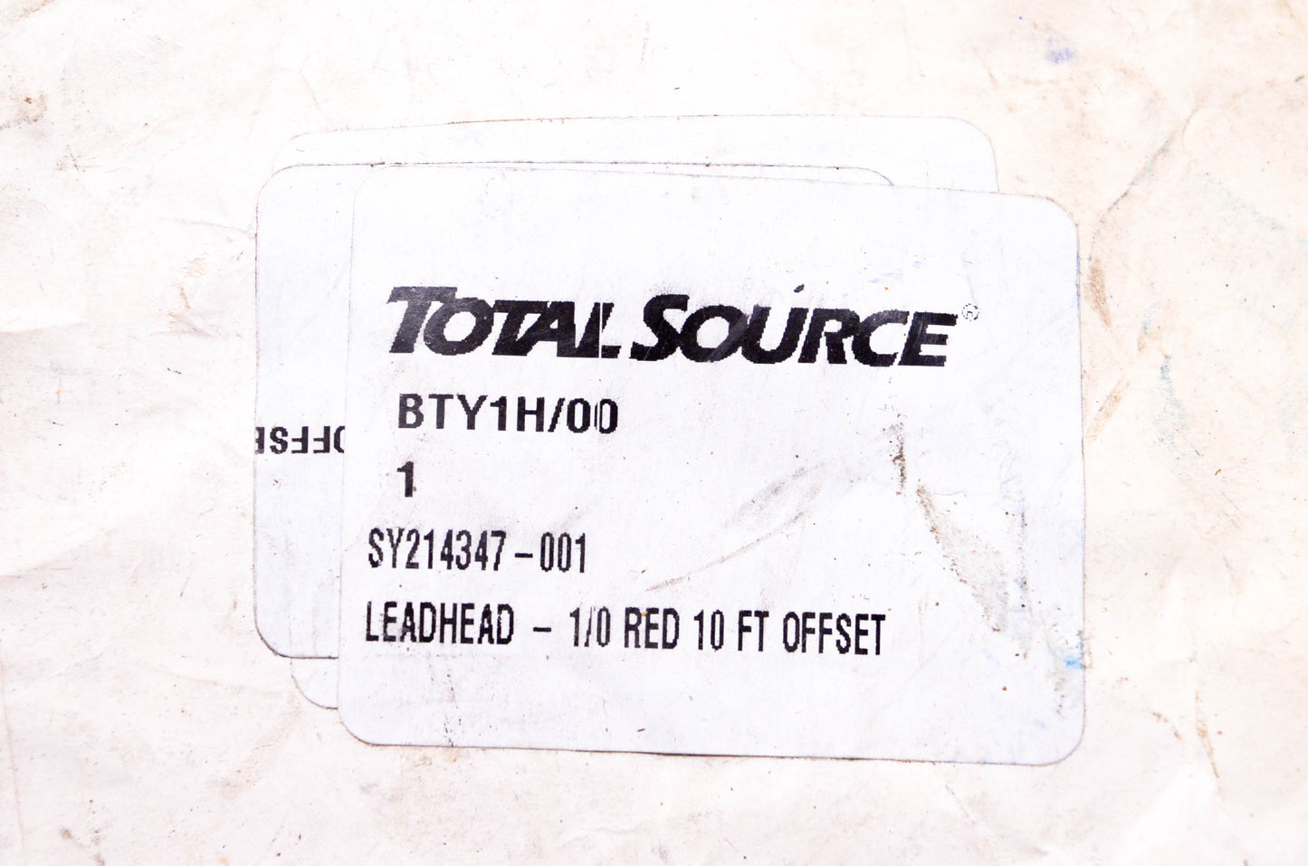 Total Source 214347-001 Offset Leadhead Cable NOS