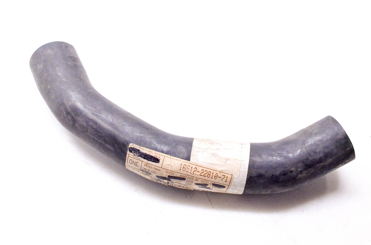 New OEM Toyota 16512-22810-71 Radiator Outlet Hose NOS
