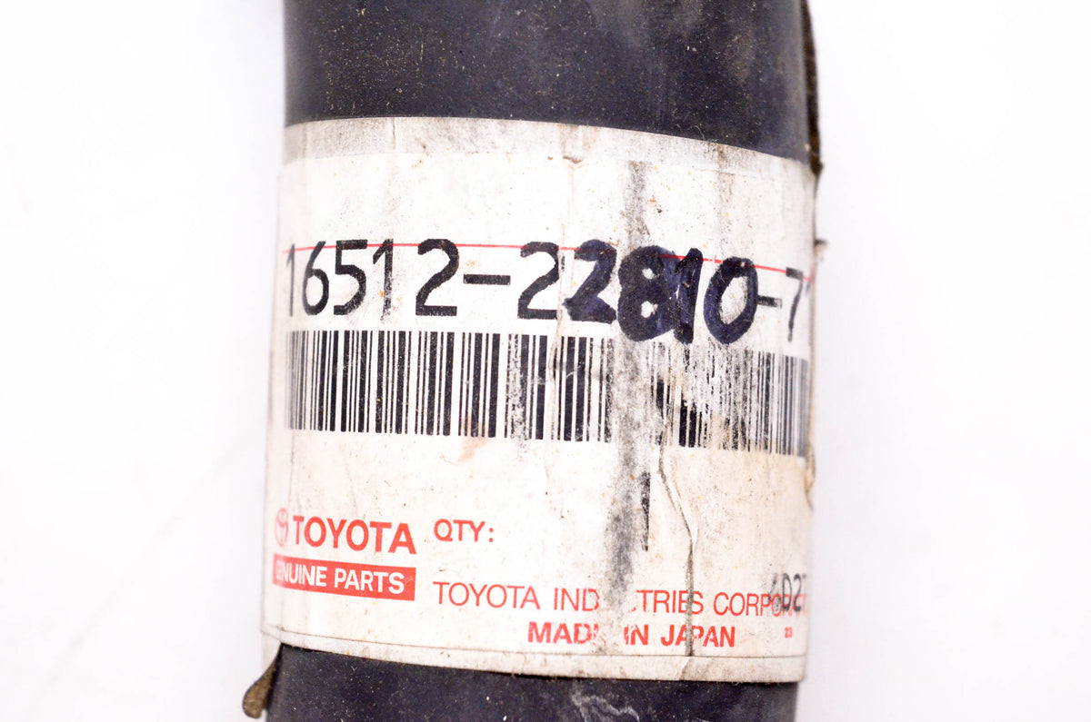 New OEM Toyota 16512-22810-71 Radiator Outlet Hose NOS