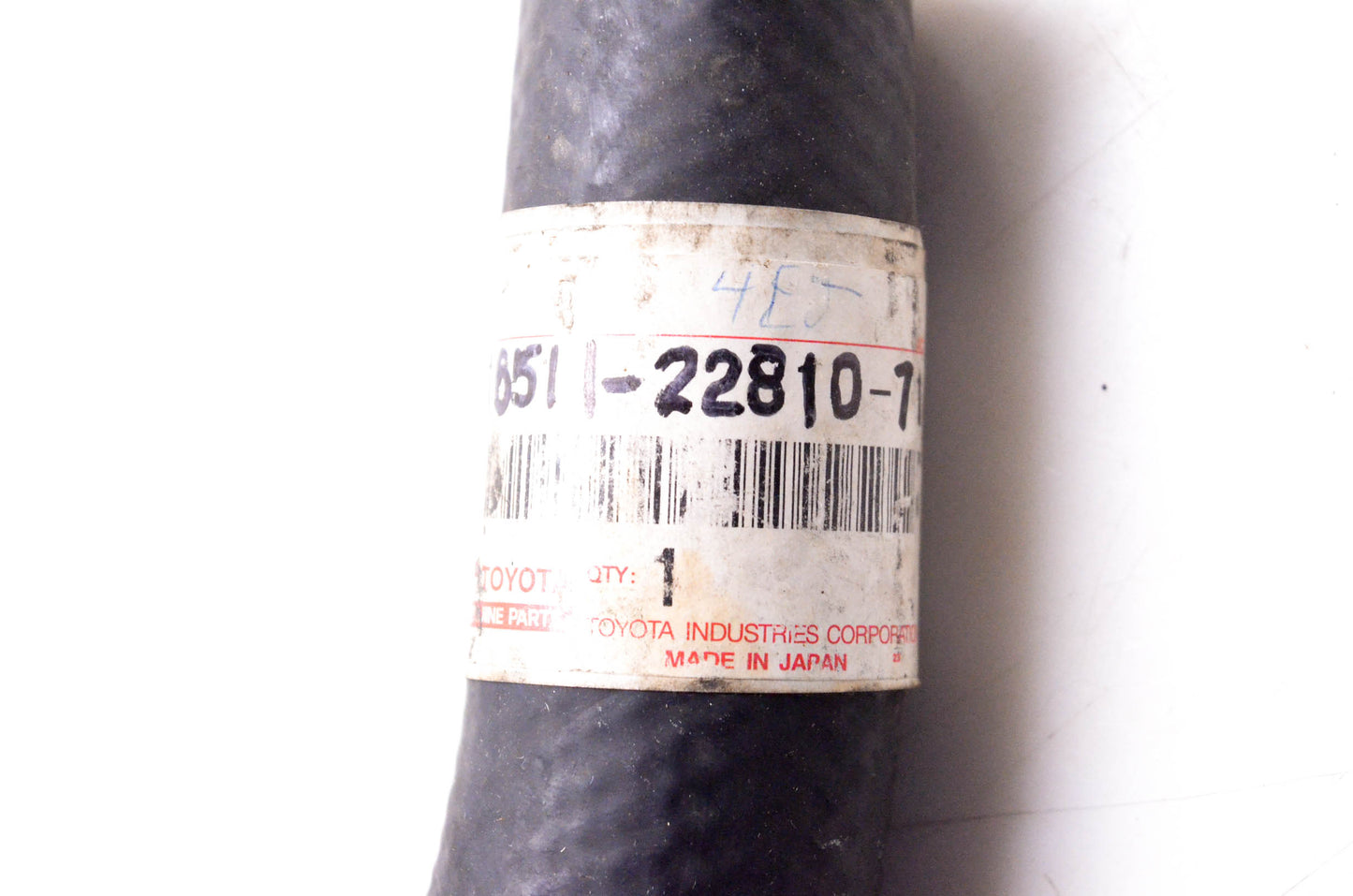 New OEM Toyota 16511-22810-71 Radiator Hose NOS