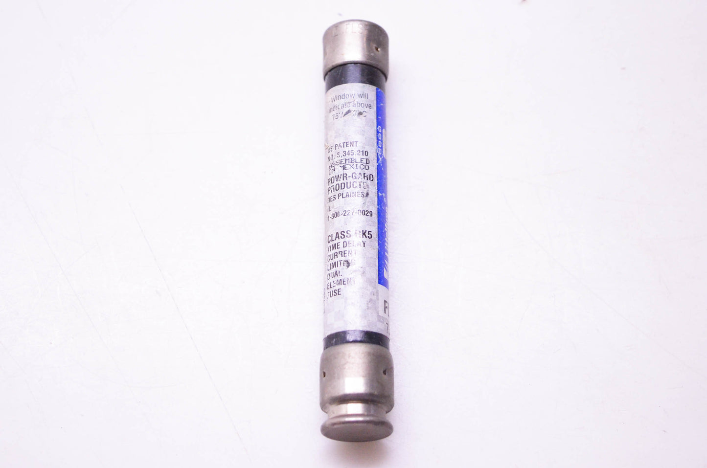 Littelfuse FLSR 15 ID, DL-7483 Indicator Class RK5 Time Delay Current Limiting Dual Element Fuse NOS