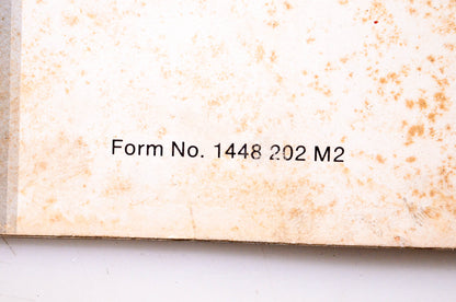 Massey-Ferguson 1448 202 M2 Operator's Manual MF 124 Twine Baler