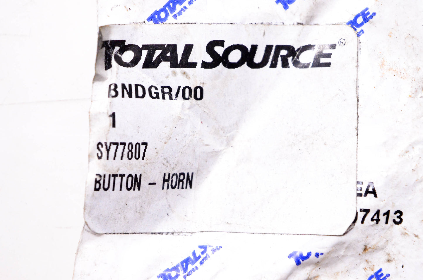 Total Source 77807 Horn Button NOS