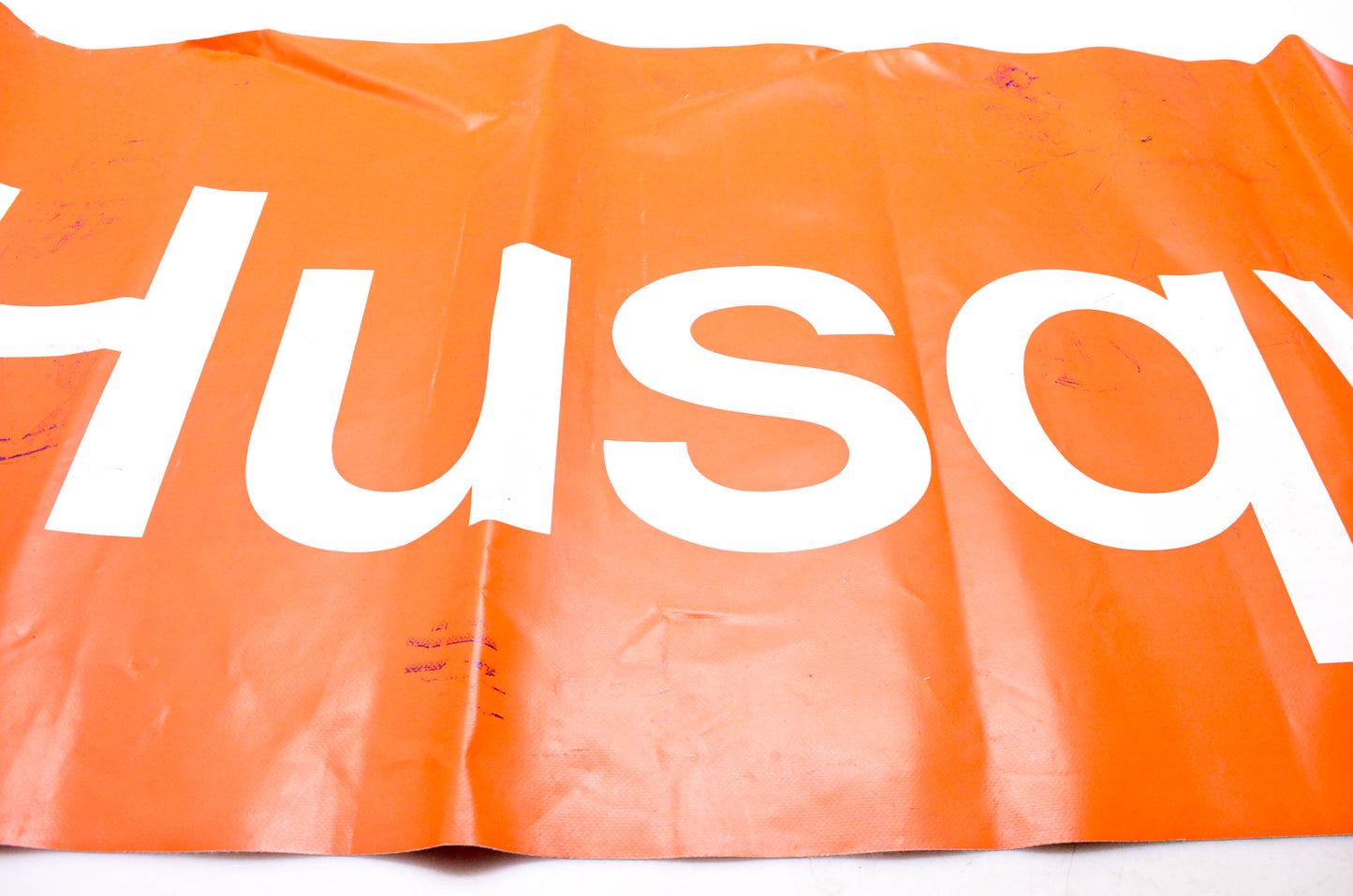 New OEM Husqvarna ZB025-5 Husqvarna Orange with Chainsaw Banner 156"x24" NOS