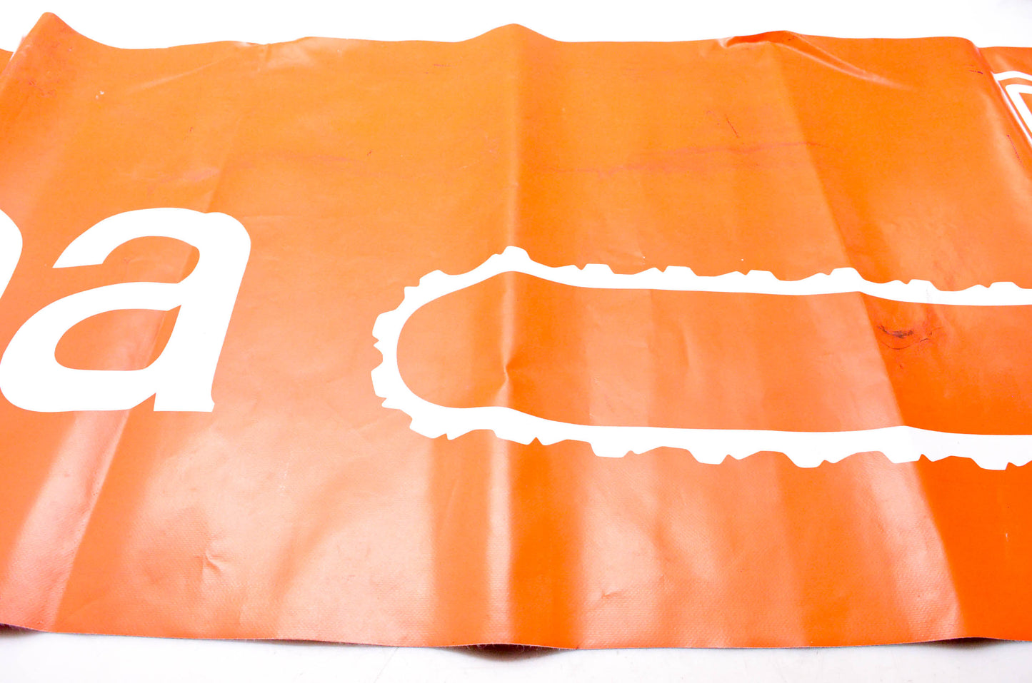 New OEM Husqvarna ZB025-5 Husqvarna Orange with Chainsaw Banner 156"x24" NOS