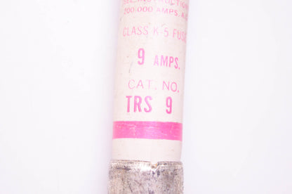 Shawmut TRS 9 Tri-onic Time Delay Dual Element Class K-5 Fuse 9 Amps NOS