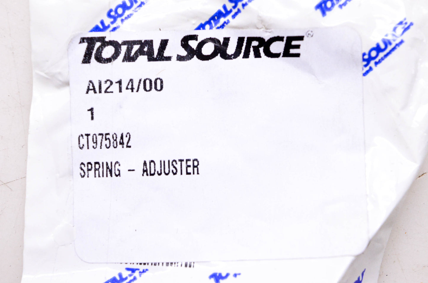Total Source 975842, CT975842 Adjuster Spring fits Caterpillar NOS