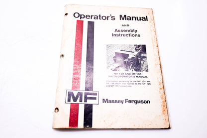 Massey-Ferguson 1448 372 M3 Operator's Manual & Assembly Instructions