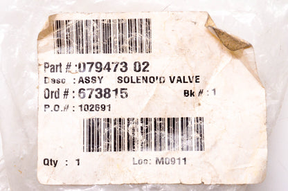 Dessa 079473-02 Solenoid Valve NOS