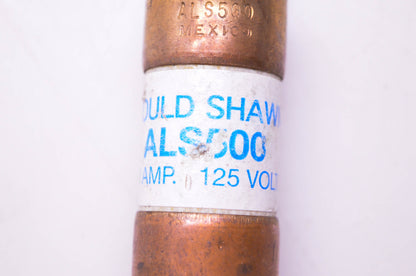 Gould Shawmut ALS500 Fuse 500 Amp 125 Volts NOS
